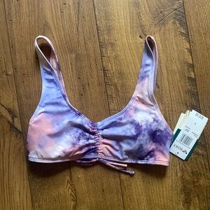 NWT Roxy Athletic Bralette Bikini Top Size Small